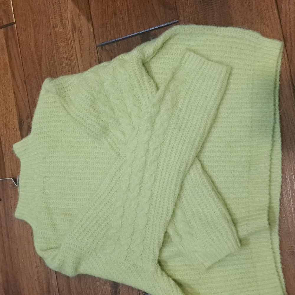 Universal Thread Lime Green Turtleneck Sweater - image 7